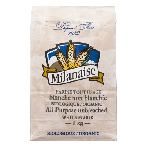 Organic Flour All Purpose White Unbleached 1 kg