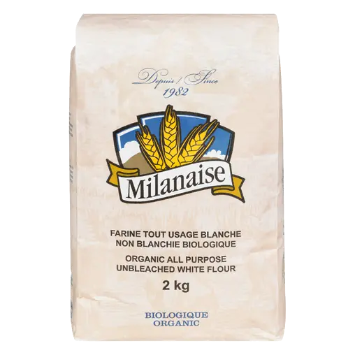 Organic Flour All Purpose White Unbleached 2 kg