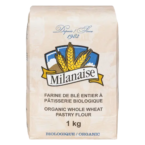 Organic Pastry Flour Whole Wheat 1 kg