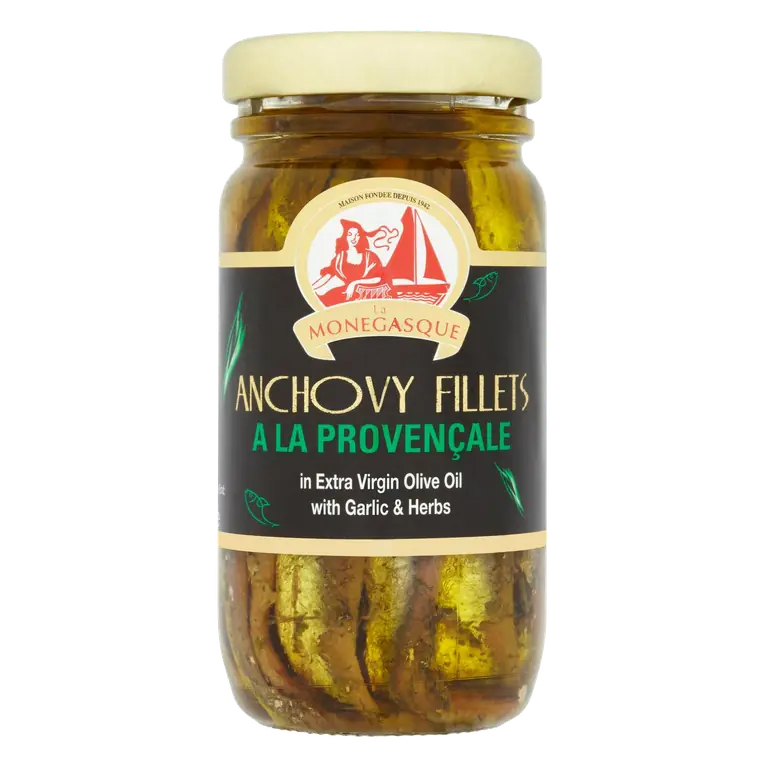 Anchovy Fillets Garlic & Herbs 100g