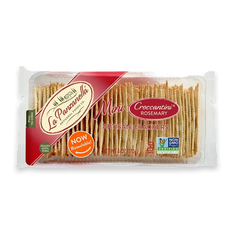 Rosemary Mini Croccantini Artisan Crackers
