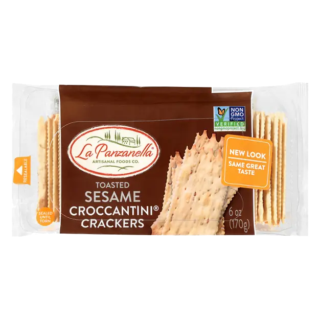 Toasted Sesame Croccantini Artisan Crackers