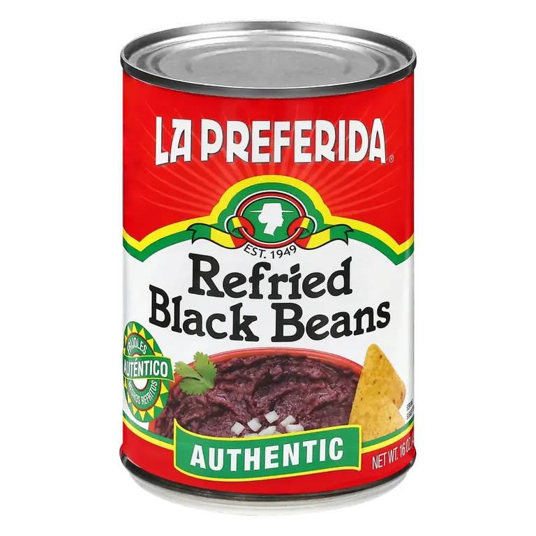 Authentic Black Refried Beans