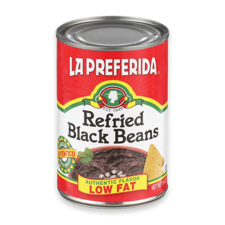 Low Fat Refried Black Beans