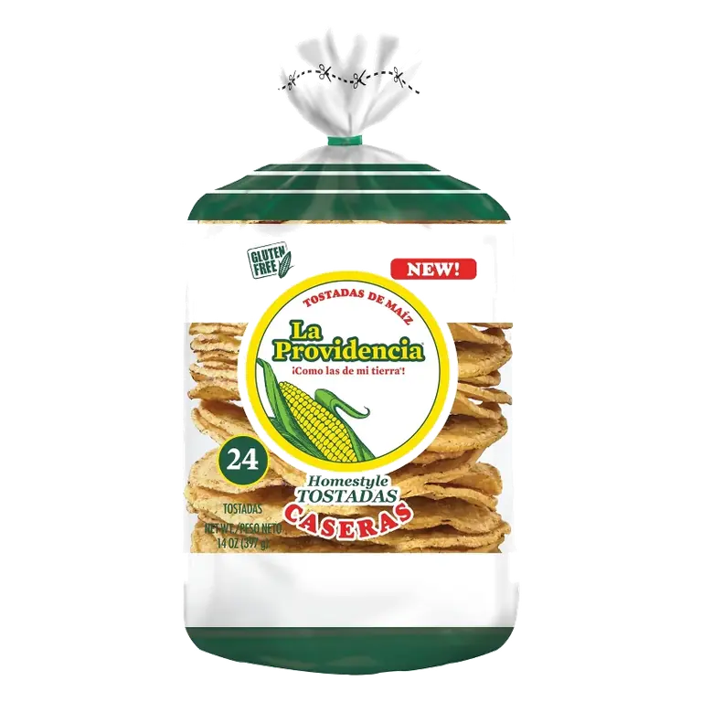La Providencia Homestyle Tostadas, 14 oz/24 ct: Certified Gluten-Free