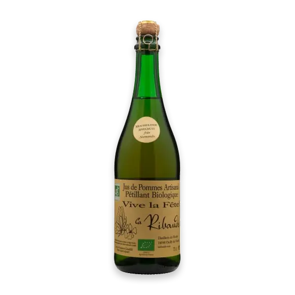La Ribaude Äppelmust Mousserande Dryck Must Glas