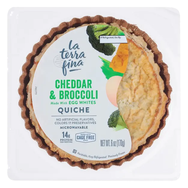 La Terra Fina Cheddar & Broccoli Quiche 6 oz