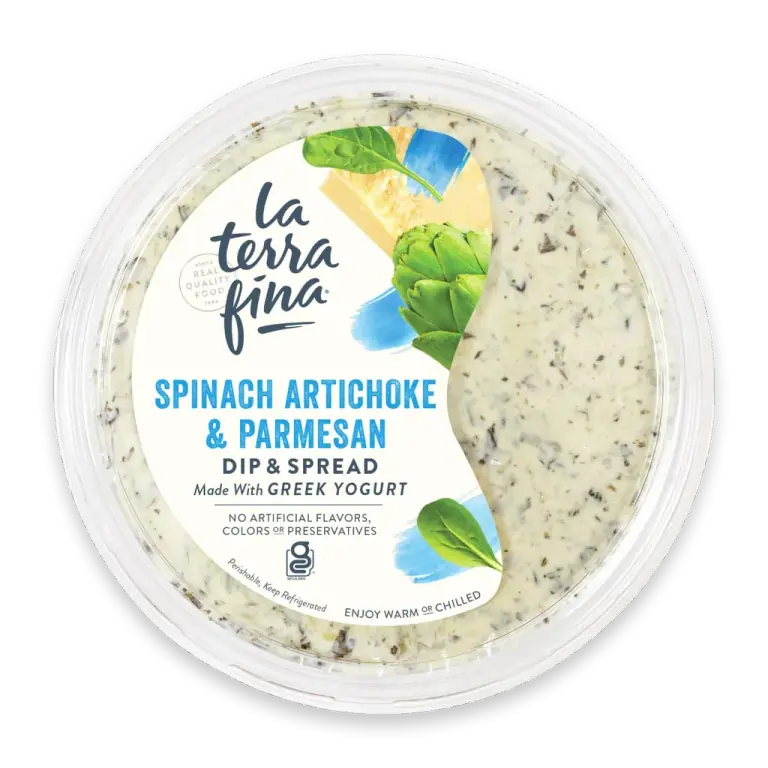 Spinach Artichoke & Parmesan Greek Yogurt Dip & Spread