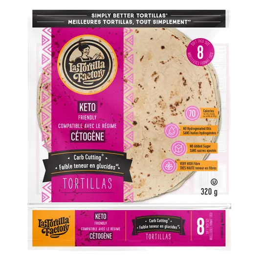 Keto Friendly Tortilla 320 g