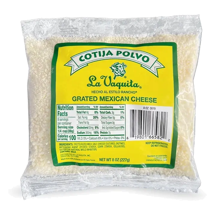 La Vaquita Cotija Povlo Cheese, 8oz