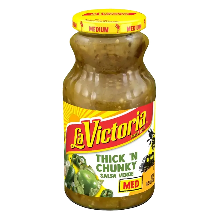 La Victoria Thick n' Chunky Medium Salsa Verde, 15.5oz