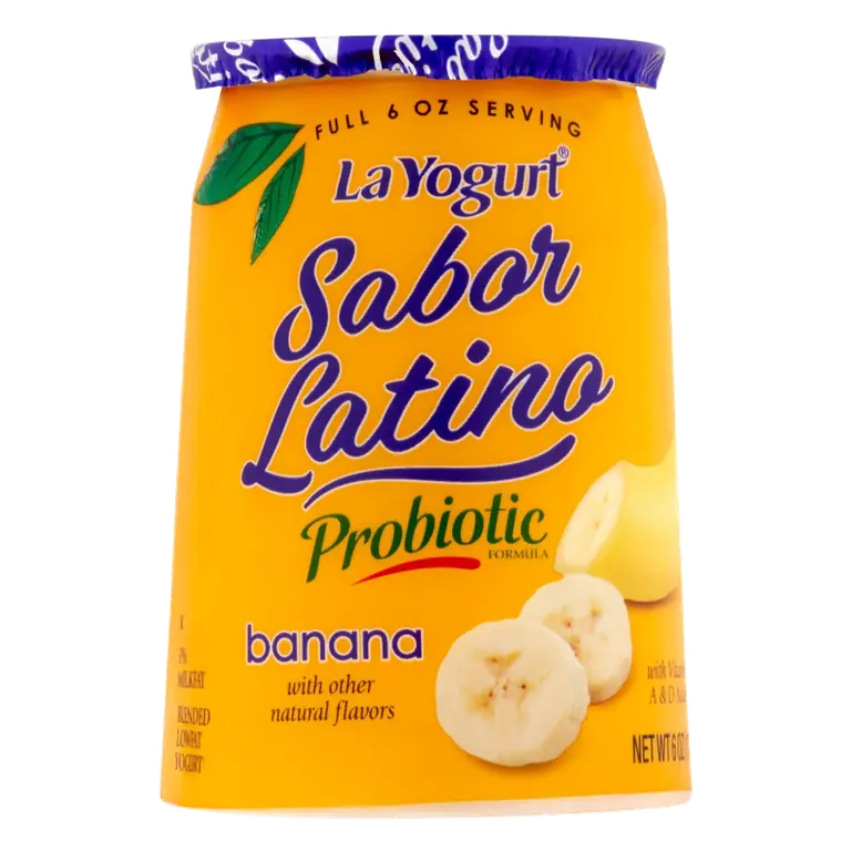 Probiotic Banana Blended Lowfat Yogurt