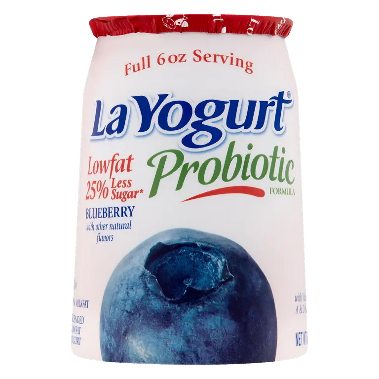 Probiotic Blueberry Blended Lowfat Yogurt