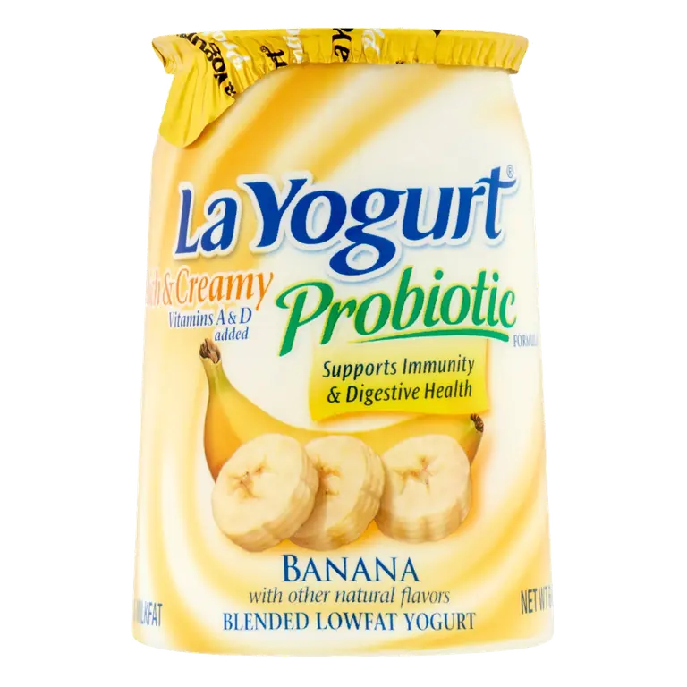 Probiotic Rich & Creamy Banana Blended Lowfat Yogurt