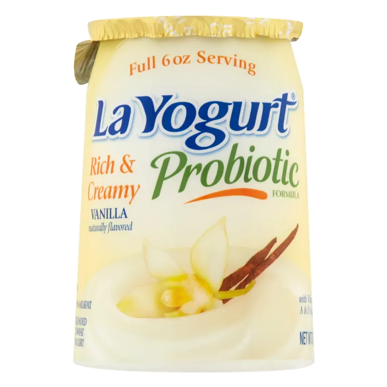 Probiotic Rich & Creamy Vanilla Blended Lowfat Yogurt