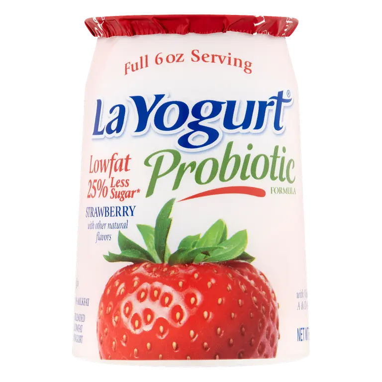Probiotic Strawberry Blend Lowfat Yogurt