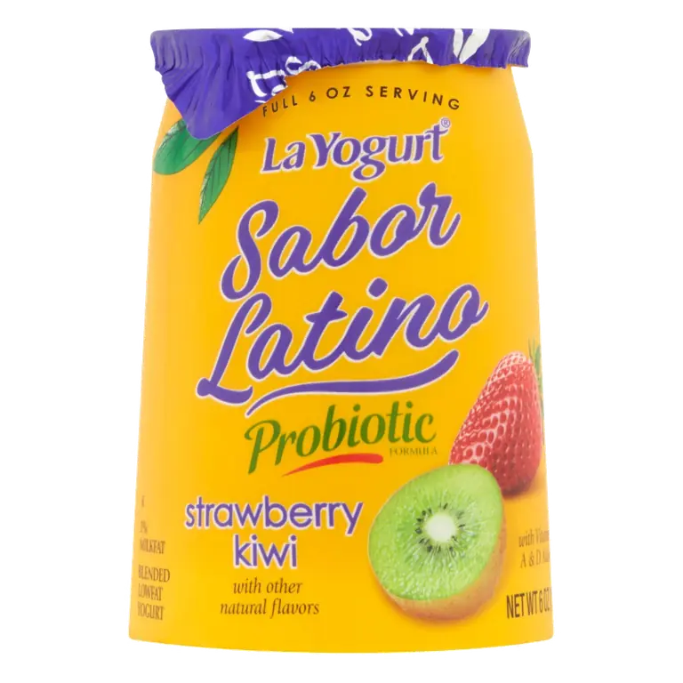 Probiotic Strawberry Kiwi Blended Lowfat Yogurt