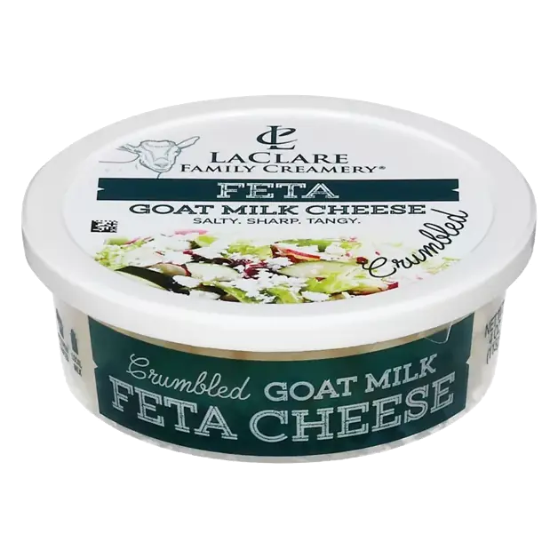 Feta Cheese, Goat Milk, Crumbled