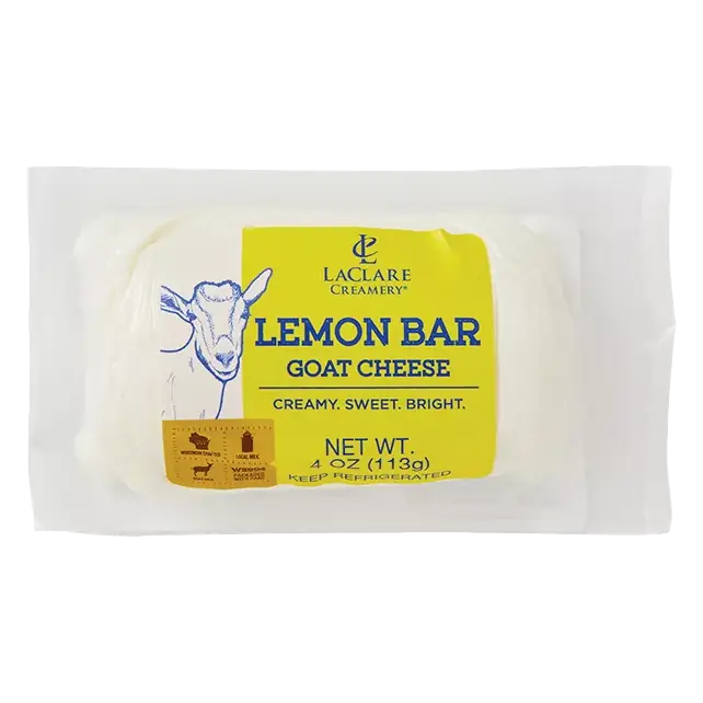 Lemon Bar Goat Log