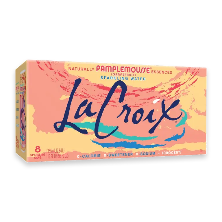 Sparkling Water, Pamplemousse, 12 Fl Oz (Pack of 8)