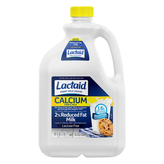 Lactose Free Calcium Enriched 2% Reduced Fat Milk