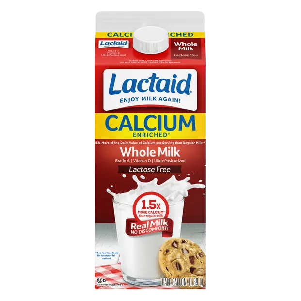 Lactose Free Calcium Enriched Vitamin D Milk