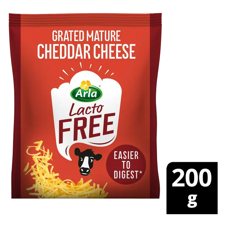 Arla Lactofree Mature Cheddar Grated Cheese 200g