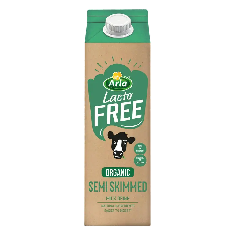 Arla Lactofree Organic Semi Skimmed Milk Drink 1 Litre