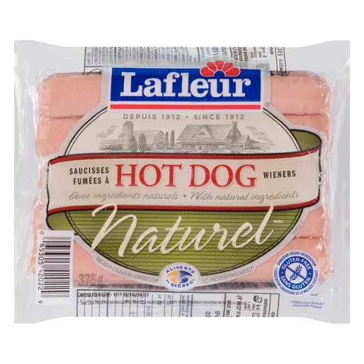 Pork Wieners Natural 375 g
