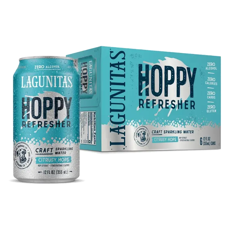 Lagunitas Hoppy Refresher Non-Alcoholic Hop Water, 6pk/12 fl oz Cans
