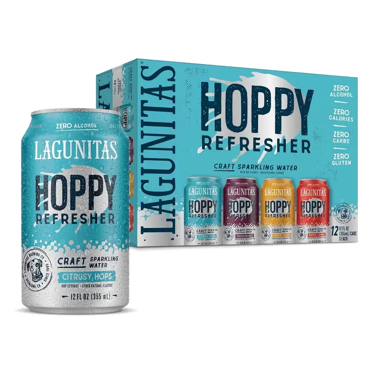 Lagunitas Hoppy Refresher Variety Non-Alcoholic Hop Water, 12pk/12 fl oz Cans