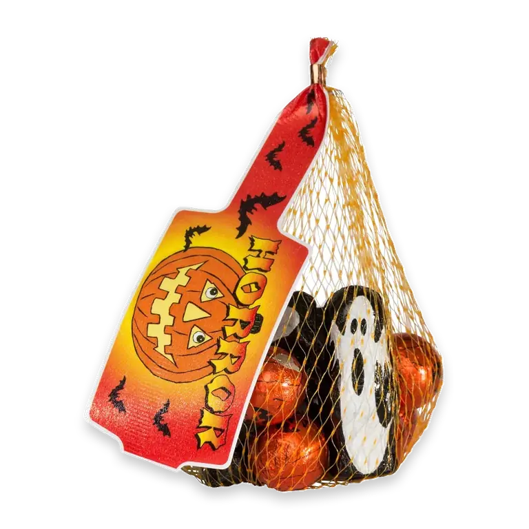 Mjölkchoklad Pumpor och spöken i nät 72g