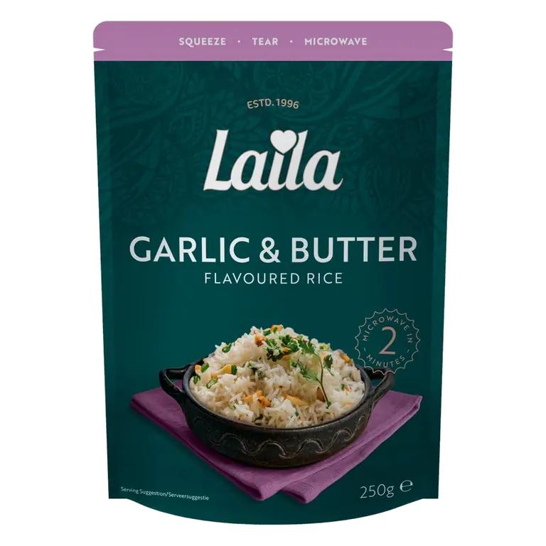 Garlic & Butter Flavoured Rice 250g