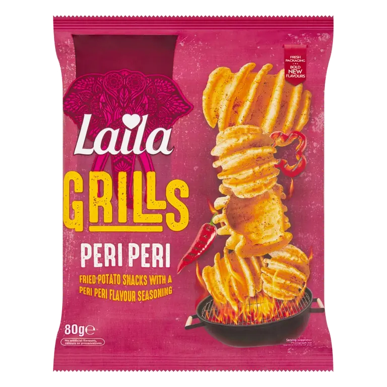 Grills Peri Peri Fried Potato Snacks 80g