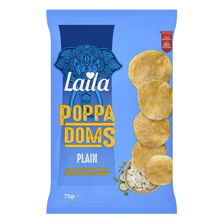 Plain Mini Poppadoms 75g