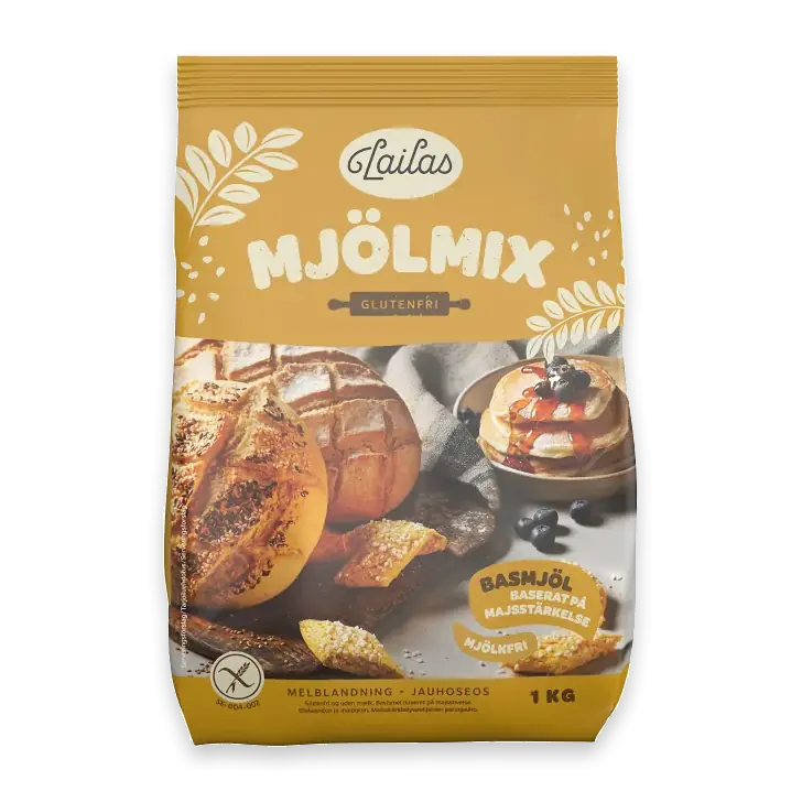 Mjölmix majsbaserad glutenfri 1kg