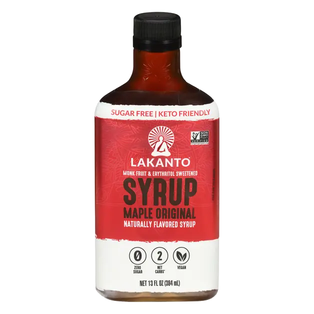 Sugar Free Keto Monkfruit Sweetened Maple Flavored Syrup
