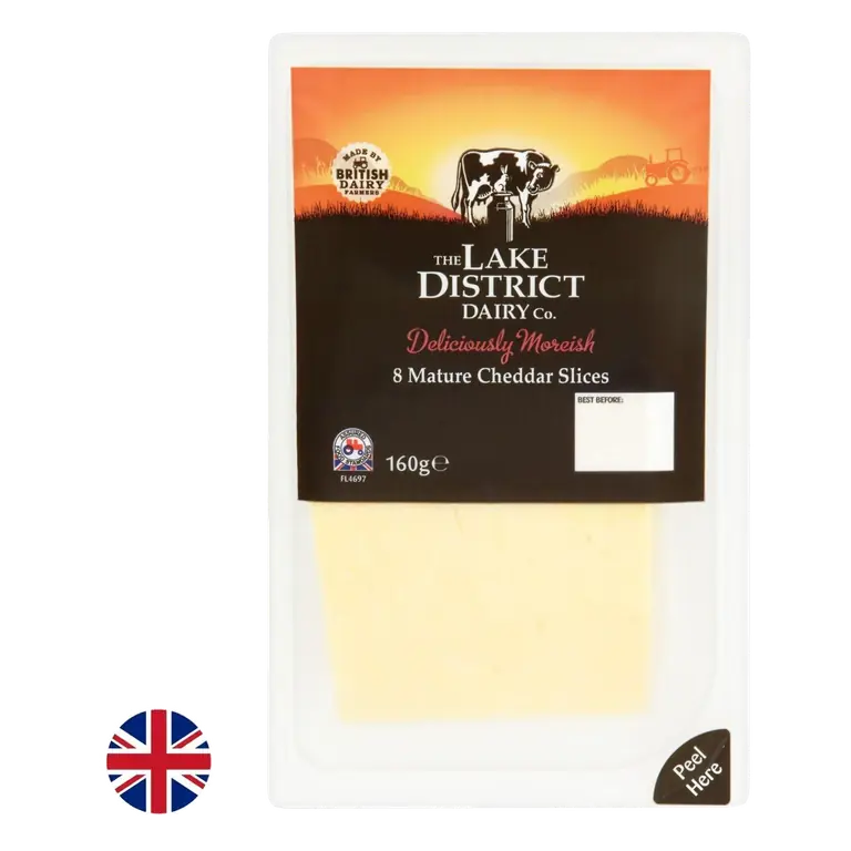 British 8 Mature Cheddar Slices