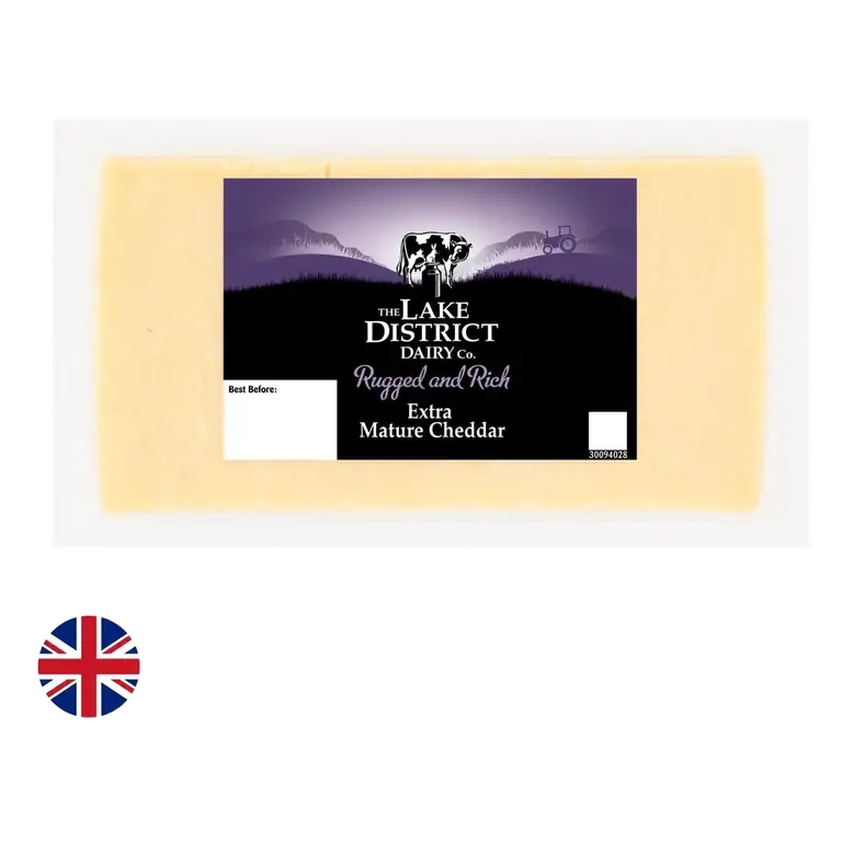 Lake British District Extra Mature Cheddar 700g