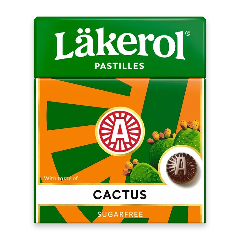 Halstabletter Cactus 25g Sockerfri