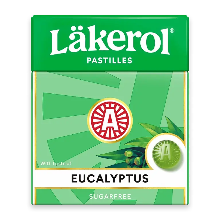 Halstabletter Eucalyptus 25g Sockerfri