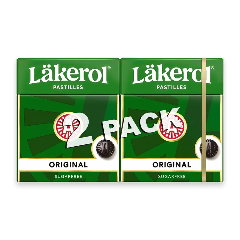 Halstabletter Original Sockerfri 2-p 50g