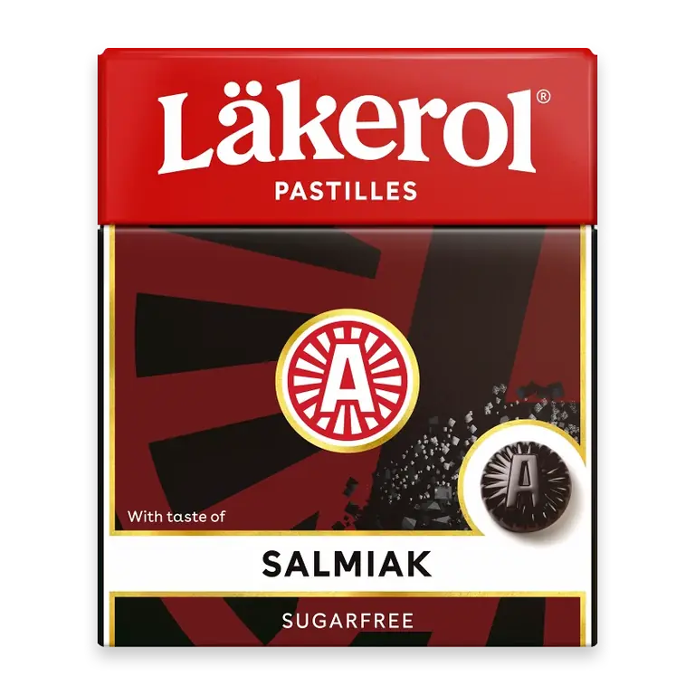 Halstabletter Salmiak 25g Sockerfri