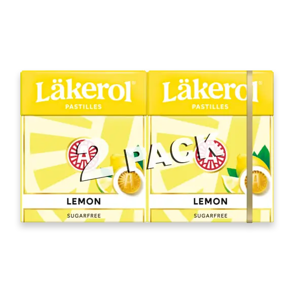 Lemon Halstablett 2-pack