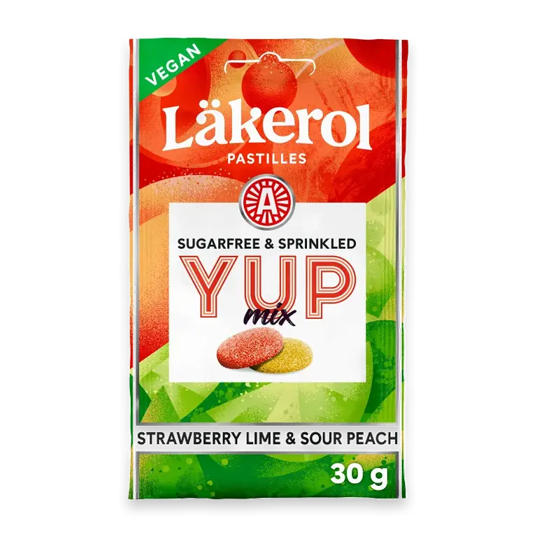 Pastiller Jordgubb lime 30g