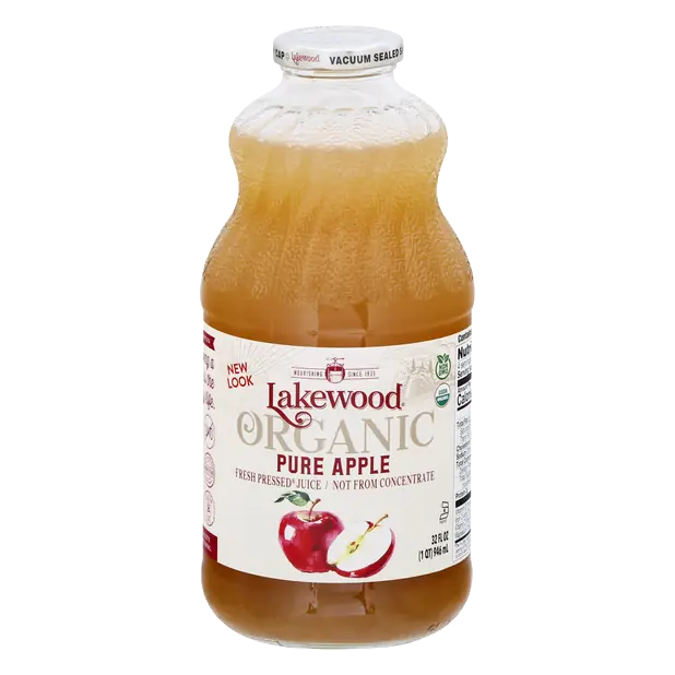100% Pure Apple Juice Fresh Pressed Organic