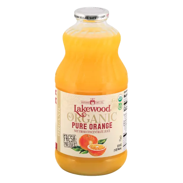 100% Pure Orange Juice Organic