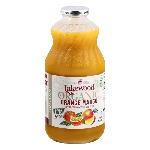 Fresh Pressed Orange Mango Juice Organic