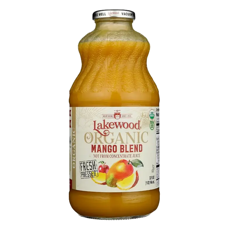 Lakewood Pure Mango Blend Juice, 32 fl oz