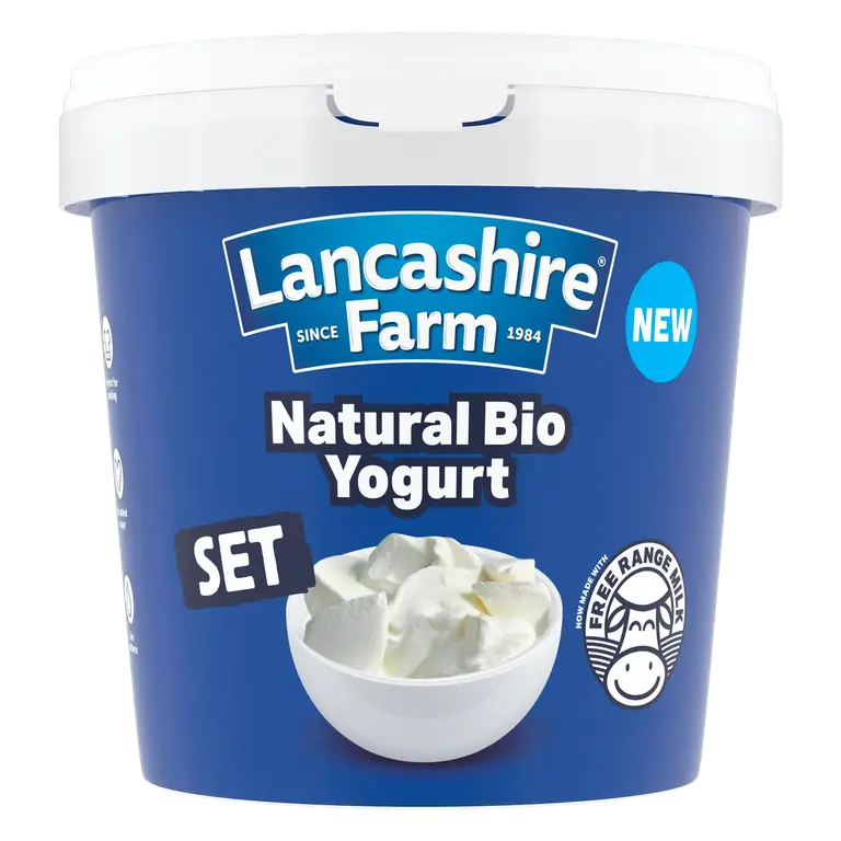 Lancashire Farm Natural Bio Yogurt Set 1kg